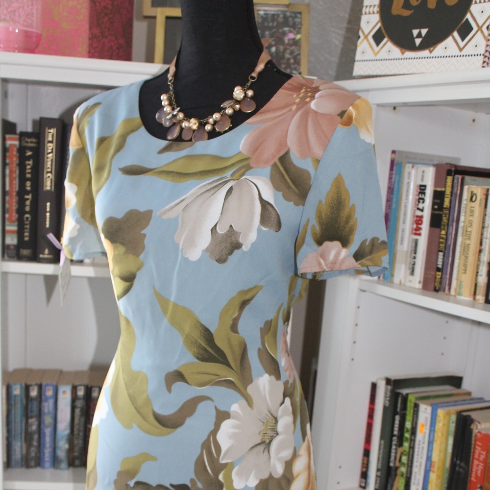 Blue Floral Dress